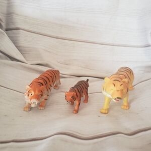 Boley Wildlife Safari Bengal Tiger Figures Set Of 2 With Bonus Unbranded Tiger